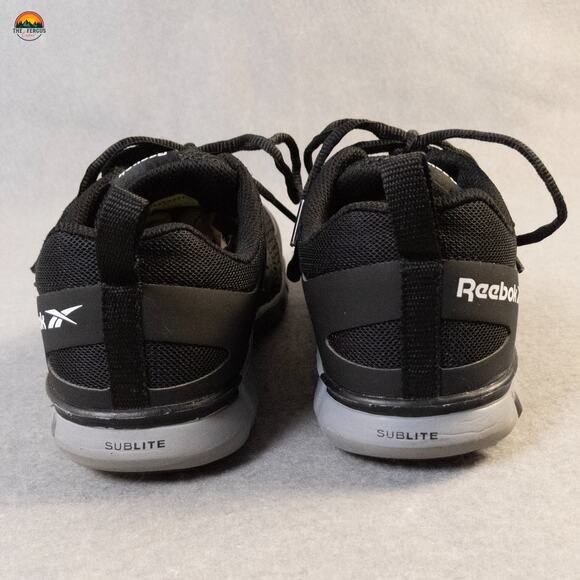 Reebok ASTM F2413-18 Sneaker Athletic Black Lace-Up Alloy Toe Unisex M 6 W 8 - Picture 6 of 14